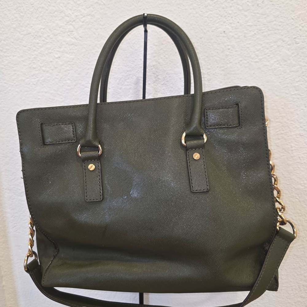Michael Kors Hamilton bag In Olive - Picture 3 of 8